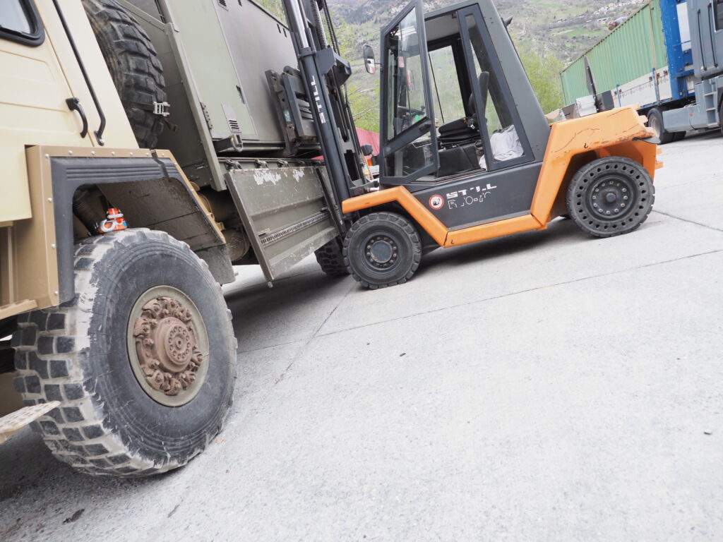 Marios fleissigser Mittarbeiter bei der Arbeit